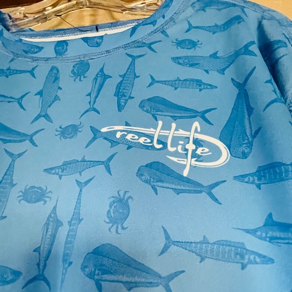 REEL LIFE NWOT Sun UV Protective FISHING SHIRT XXL - Picture 5 of 8